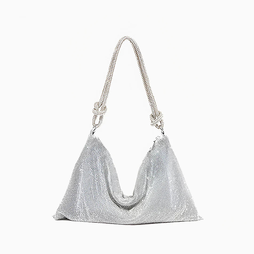Vioraia Venus Rhinestone Shoulder Bag