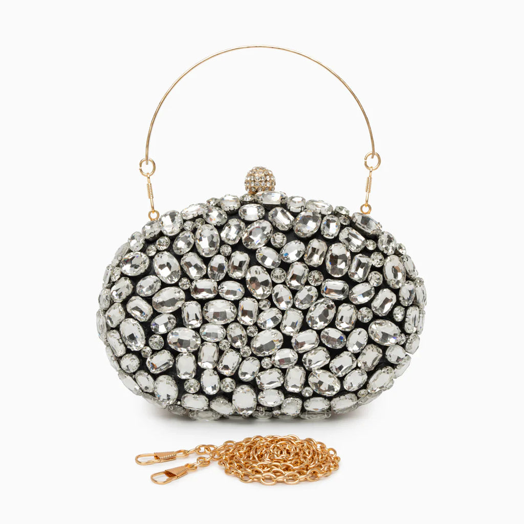 Vioraia Seraphine Gemstone Clutch Bag
