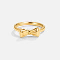 Vioraia Ellie Gold Bow Ring