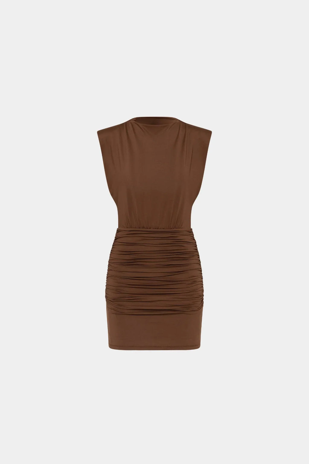 Structured Shoulder Mini Dress | Cafe