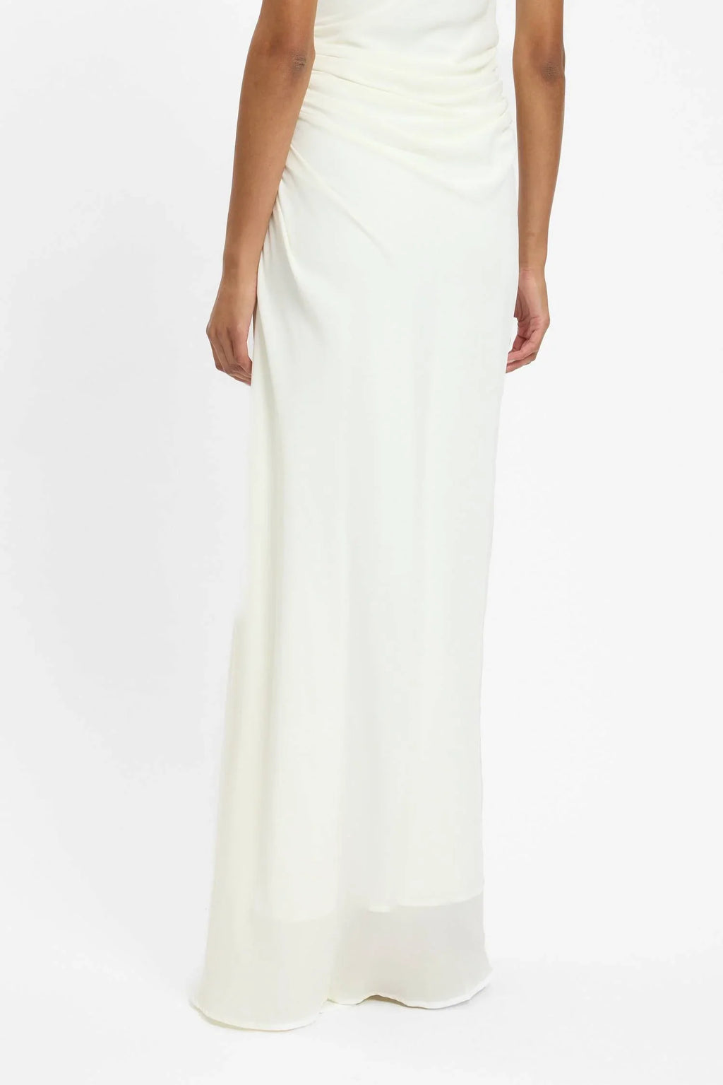 Draped Gown | White