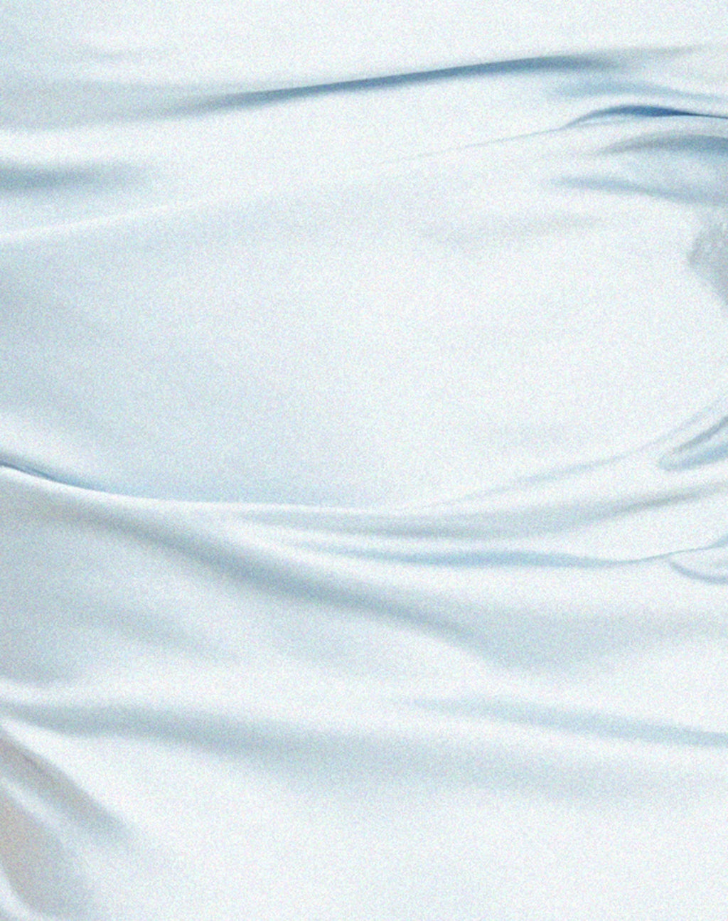 Zenita Mini Dress in Satin Ice Blue