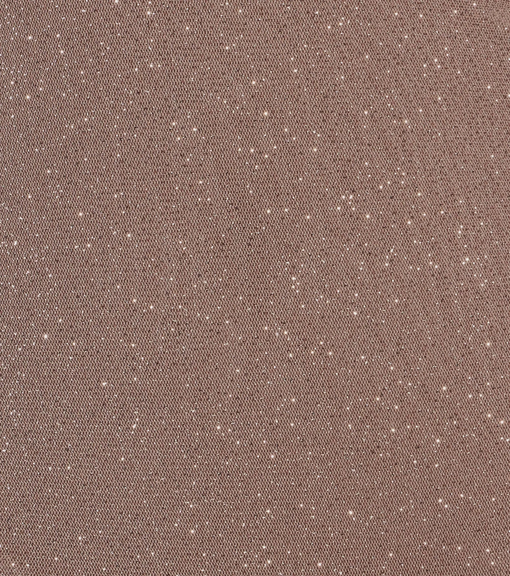 Glimmer Nights Off-The-Shoulder Glitter Mini Dress