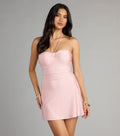 Said What She Said Halter Mini Dress
