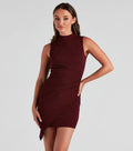 Elevated And Chic Mini Dress