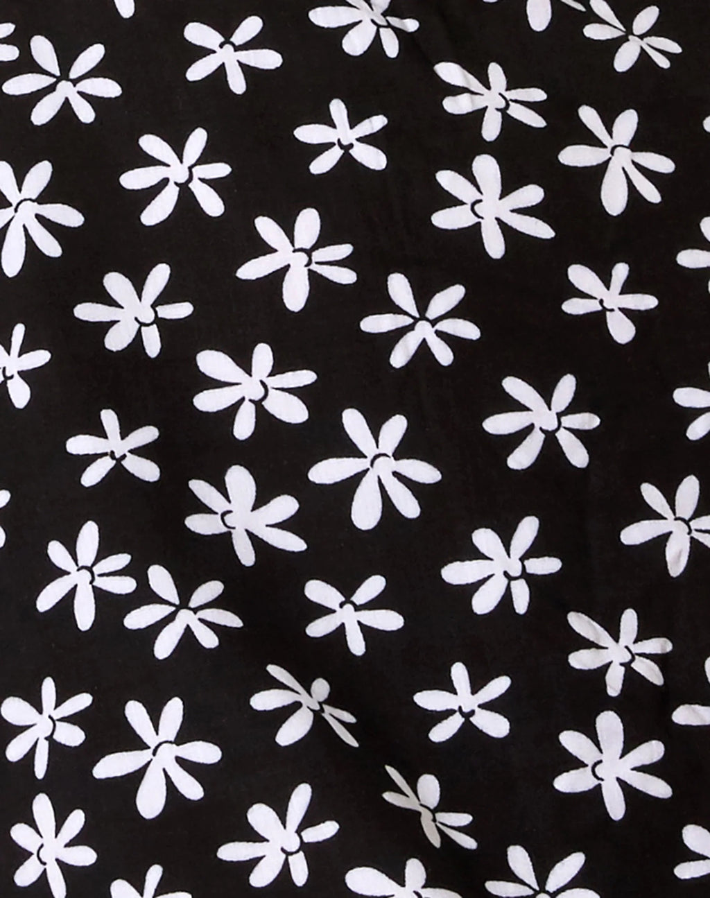 Leana Mini Dress in 90's Daisy Black and White